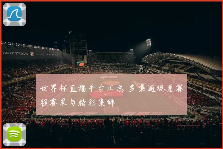 世界杯直播平台汇总 多渠道观看赛程赛果与精彩集锦
